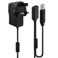 Adaptateur secteur en plastique pour 360 pour capteur avec câble de charge filaire et prise USA/EU/UK
