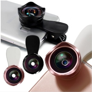 Kit de lentes con zoom 4K HD 2 en 1 para <span class=keywords><strong>iPhone</strong></span>, iPad, la mayoría de los teléfonos inteligentes, lentes macro de 15x y gran angular de 120 grados - Product Image 2