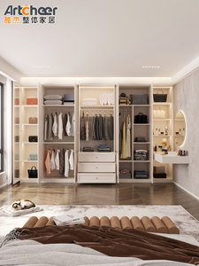 Armario antiguo simple para dormitorio, madera sólida de roble y tablero hdf, juegos de muebles de dormitorio, 2023 - Product Image 6