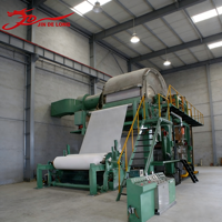 Mesin Pembuat Kertas Toilet Otomatis Penuh 1575mm, Mesin Pengolah Pulp untuk Kertas Toilet Jumbo Roll, Peralatan dan Aksesoris