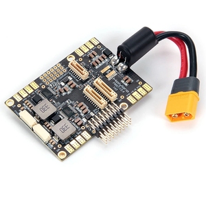 Module d'alimentation <span class=keywords><strong>Holybro</strong></span> <span class=keywords><strong>PM07</strong></span> 14S 2S-12S 80mm Connecteur XT60 Contrôleur de vol Pixhawk 4 PX4 Drone de course FPV RC Noir 100% Original - Product Image 1