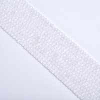 Vente en gros de pierres naturelles de différentes tailles 2mm 3mm 4mm perle ronde à facettes cristal de roche Quartz perles en vrac