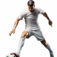 Modèles 3D personnalisés Figurines Statues Jouets en PVC Figurines miniatures de joueurs de football Figurines d'action de joueur de football en plastique PVC