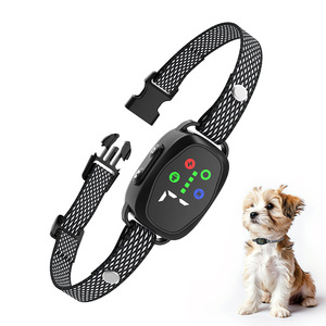 Collier de dressage pour chien avec écran couleur, dispositif anti-aboiement, choc électrique, entraîneur de chien, contrôle automatique des aboiements pour chiens, noir - Product Image 5