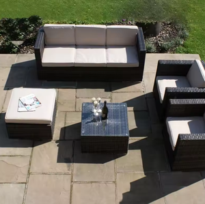 Set di Mobili da <span class=keywords><strong>Giardino</strong></span> in Metallo KD Structure, Impermeabile, per Esterni, Angolare, di Lusso, Moderno, per Hotel e Soggiorno - Product Image 4