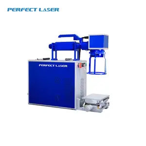 Máquina de marcação de fibra multi-operação a laser perfeita, anel de marcação, etiqueta de orelha, nome, local e grande objeto de metal