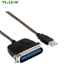 내구성 USB2.0 인쇄 케이블 IEEE 1284 36pin 프린터 어댑터 변환기 병렬 포트 케이블 1.5m 3m