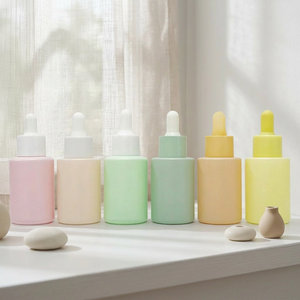 Venta al por Mayor de Botellas de Vidrio con Gotero en Colores Pastel Personalizadas, Frascos de Vidrio Brillante para Suero, Aceites Esenciales y Esencias Faciales - Product Image 5
