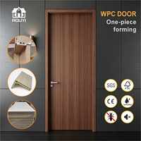Puerta Interior Moderna de WPC de Alta Calidad, Impermeable e Insonorizada, para Dormitorio y Baño