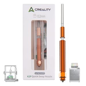 Accesorio para Impresora 3D Creality K2 Plus, Boquilla de Repuesto Rápido de Aleación de Titanio de 0.2 mm, Aleación de Cobre, Acero Endurecido ASIN - Product Image 1