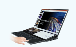 Ordinateur portable de jeu professionnel à double écran 15,6'' + 7'' flambant neuf, Celeron, 16 Go de RAM, 1 To SSD, 128/256/512 Go, carte graphique sans fil - Product Image 2