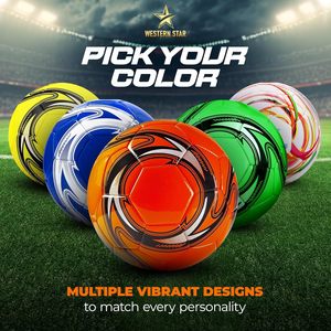 Premio ufficiale partita peso calcio palla elica misura 3 4 5 in 6 colori per giovani e giocatori adulti realizzati in pelle - Product Image 6