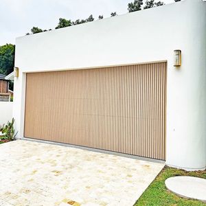 Portes <span class=keywords><strong>de</strong></span> <span class=keywords><strong>garage</strong></span> en bois d'aluminium aspect grain 16X7 <span class=keywords><strong>porte</strong></span> <span class=keywords><strong>de</strong></span> <span class=keywords><strong>garage</strong></span> sectionnel à lattes <span class=keywords><strong>porte</strong></span> <span class=keywords><strong>de</strong></span> <span class=keywords><strong>garage</strong></span> moderne et abordable - Product Image 1