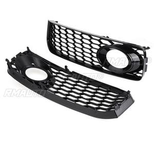 ฝาครอบตะแกรงไฟตัดหมอกสีดำ 2 ชิ้น ลายรังผึ้ง สำหรับ Audi A5 S-Line / S5 B8 RS5 ปี 2008 2009 2010 2011 2012 - Product Image 4