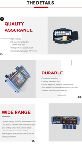 ST3200C 1310nm /1550nm /1625nm พร้อมเครื่องกรอง อุปกรณ์ไฟเบอร์ ทดสอบแบบสด - Product Image 4