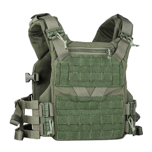 Chaleco Táctico Portaplacas con Sistema MOLLE para Entrenamiento al Aire Libre (Nylon/Poliéster) — Chaleco de Entrenamiento de Seguridad - Product Image 1