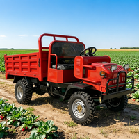 Camion benne agricole tout-terrain 4x4 multifonctionnel 1500 kg pour forêts et pentes, terrains boueux et souple
