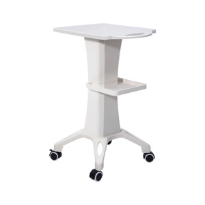 Carrito de belleza pequeño de plástico con base de mesa de burbujas para el cuidado de la piel del salón y el carro de herramientas móviles de belleza médica - Product Image 6