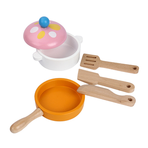 2020 oferta especial de la educación temprana que cocina papel juguete venta directa del fabricante rosa de cocina de Madera Jug - Product Image 5