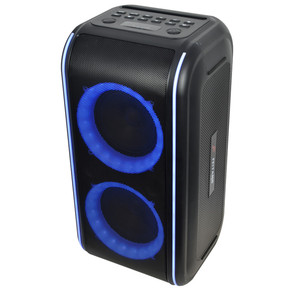 Barre de son Étagère Théâtre Pratique Double 6.5 Pouces Bt PORTABLE LED BON MARCHÉ Lumière Batterie DJ Radio <span class=keywords><strong>FM</strong></span> AM Party Mini Audio Haut-Parleur - Product Image 1