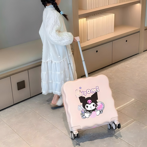 Valise à roulettes rigide pour enfants avec serrure TSA en ABS PC, motif dessin animé mignon, idéale pour les voyages, vente en gros pour importateurs (commandes en gros) - Product Image 2