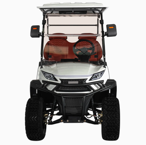 Carrito de Golf Eléctrico de 4 Plazas con Asientos Orientados hacia Adelante, de Acero Inoxidable, 24 km/h, con Batería de Litio, Elevado para Carretera, para Caza, Venta al Por Mayor - Product Image 2