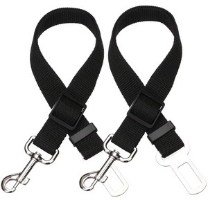 <span class=keywords><strong>Ceinture</strong></span> de sécurité pour animaux de compagnie en nylon à longueur réglable, boucle à dégagement rapide en alliage de zinc, laisse solide pour <span class=keywords><strong>chien</strong></span>, amortisseur élastique universel de sécurité - Product Image 1