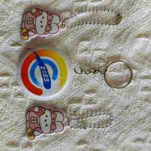 Regalo para el Día de la Madre, Llavero de PVC con Impresión UV, Colgante para Teléfono con Cuentas Acrílicas, Diseño de Mini Botella con Estilo Único - Product Image 6