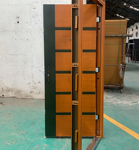 TECHTOP - Juego <span class=keywords><strong>de</strong></span> Puerta <span class=keywords><strong>de</strong></span> Seguridad Antirrobo <span class=keywords><strong>de</strong></span> Acero Inoxidable <span class=keywords><strong>de</strong></span> Diseño Moderno con Marco y Cerradura para Uso Comercial - Garantía <span class=keywords><strong>de</strong></span> 3 Años - Product Image 2