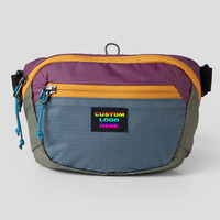 Sac de course en nylon recyclé, personnalisé, imperméable, léger, pliable, sac banane, sac bandoulière pour hommes et femmes, voyage, randonnée