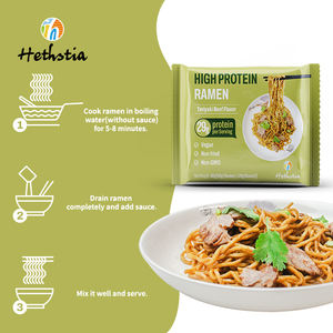 Fideos Veganos Altos en Proteína con Sabor <span class=keywords><strong>a</strong></span> Carne Teriyaki, <span class=keywords><strong>a</strong></span> Base de Plantas, 29g de Proteína, Sin GMO, <span class=keywords><strong>Ramen</strong></span> Mixto - Product Image 4
