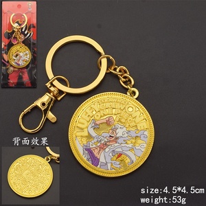 2 Llaveros Metálicos con Monedas Doradas de Anime de Alta Calidad con Diseño Nuevo de Monkey D. Luffy y Portgas D. Ace, como Recuerdo y Regalo Promocional - Product Image 4