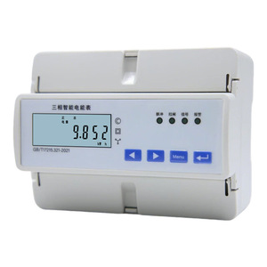 <b>Three</b> Phase Electronic Energy Meter 80A 0.5S Accuracy Rail Mounted With Overcurrent Protection For Industrial Use - Product Image 2