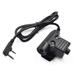 Chiến thuật intercom Tai nghe Adapter u94 PTT Transmitter nút Adapter thích hợp cho Kenwood Motorola ICOM Yaesu <span class=keywords><strong>midland</strong></span> - Product Image 4
