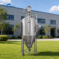 Cuve de Fermentation Unitank Tonsen 100L-2000L+ SUS304/SUS316L Chauffage Électrique/Vapeur/Foyer Direct pour Brasserie