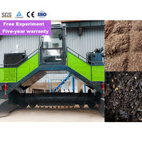 Machine de compostage de type chenillé CLASSY pour la transformation des résidus de biogaz et des déchets solides en digestat