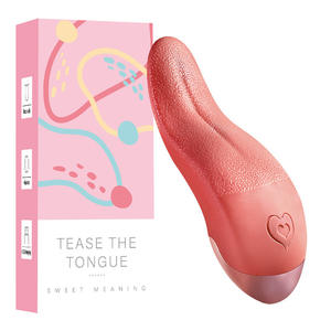 Dream Magic Tongue Massage Vibrateur USB Rechargeable Étanche 10 Fréquences Non Lubrifié Femme Adulte Langue <span class=keywords><strong>160</strong></span>/Boîte - Product Image 1