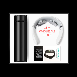 2024 última electrónica inteligente masaje de cuello seguro Banco regalo conjunto único botella agua regalos para Año Nuevo y Navidad impresión - Product Image 2