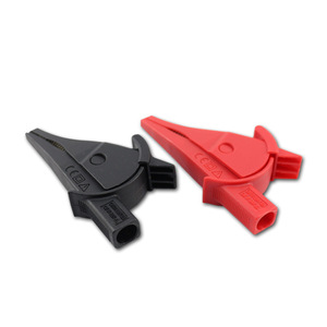 Pinza de prueba para multímetro Uni-Trend UT-C02B, con rosca de 4 mm, totalmente aislada, tipo banana/caimán, para pruebas eléctricas - Product Image 2