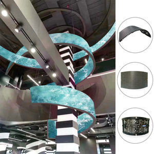 <span class=keywords><strong>Led</strong></span> soft screen P1.5 P1.8 P2 P2 P2 P3 P4 design rotondo personalizzato soft full color smd display da pannello a <span class=keywords><strong>led</strong></span> creativo flessibile - Product Image 3