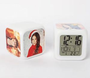 Reloj Despertador Digital LED con Lámina de Aluminio para Sublimación, para Niños - Product Image 4