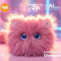Peluche interactive intelligente AI : Chat intelligent pour l'éducation précoce, avec fonction Q&A vocale et yeux expressifs