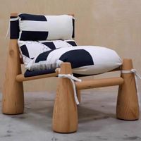 Chaise de loisirs nordique mi-siècle Vintage canapé simple chaise salon Relaxation salon meubles de maison chaises d'appoint en bois