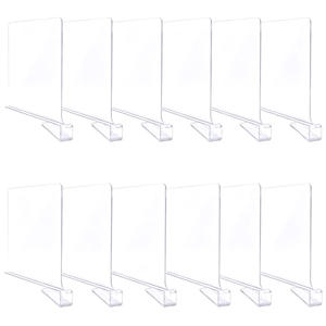 Separador de PVC para Estantes, Organizador de Cajones para Armarios del Hogar, Fácil de Colocar, Separador de Almacenamiento con Clip - Product Image 1