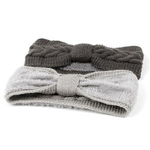 Schmink-Stirnbänder Frottee-Haarband zum Gesichtwaschen Yoga <span class=keywords><strong>Sport</strong></span> Duschen Hautpflege Schleifen-Stirnband Spa Kosmetik-Stirnband - Product Image 3