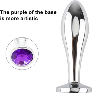 Tapón anal de metal, acero inoxidable, juguete sexy, joyería de cristal, consolador anal, juguete fetichista para adultos - Product Image 5