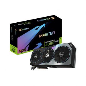 การ์ดวิดีโอเกม2024ใหม่ Gigabyte <span class=keywords><strong>AORUS</strong></span> GeForce RTX <span class=keywords><strong>4080</strong></span> Super <span class=keywords><strong>Master</strong></span> 16G การ์ดสำหรับเล่นเกม PC RTX <span class=keywords><strong>4080</strong></span> super - Product Image 1