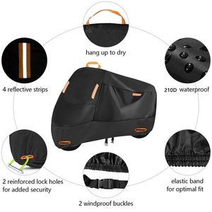 Funda Impermeable de Alta Calidad para Bicicleta y Motocicleta, Portátil, con Material de Poliéster y Aluminio - Product Image 3