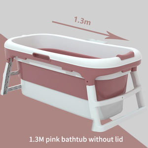 1.3m <span class=keywords><strong>pieghevole</strong></span> addensare sicurezza vasca da bagno per adulti vasca da bagno portatile in plastica per uso domestico piscina per bambini - Product Image 6