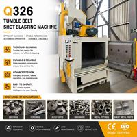 Machine de sablage à bande tournante CE Q326 200 kg Sa2.5 pour moteur PLC et boîte de vitesses, haute productivité, télécommande, haute rigidité